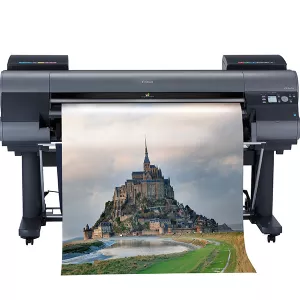 Canon iPF8400S with print from front